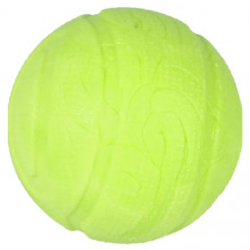 Играчка за куче Flamingo DINA BALL MINT  7 см - тенис топка с аромат на мента, дентална играчка